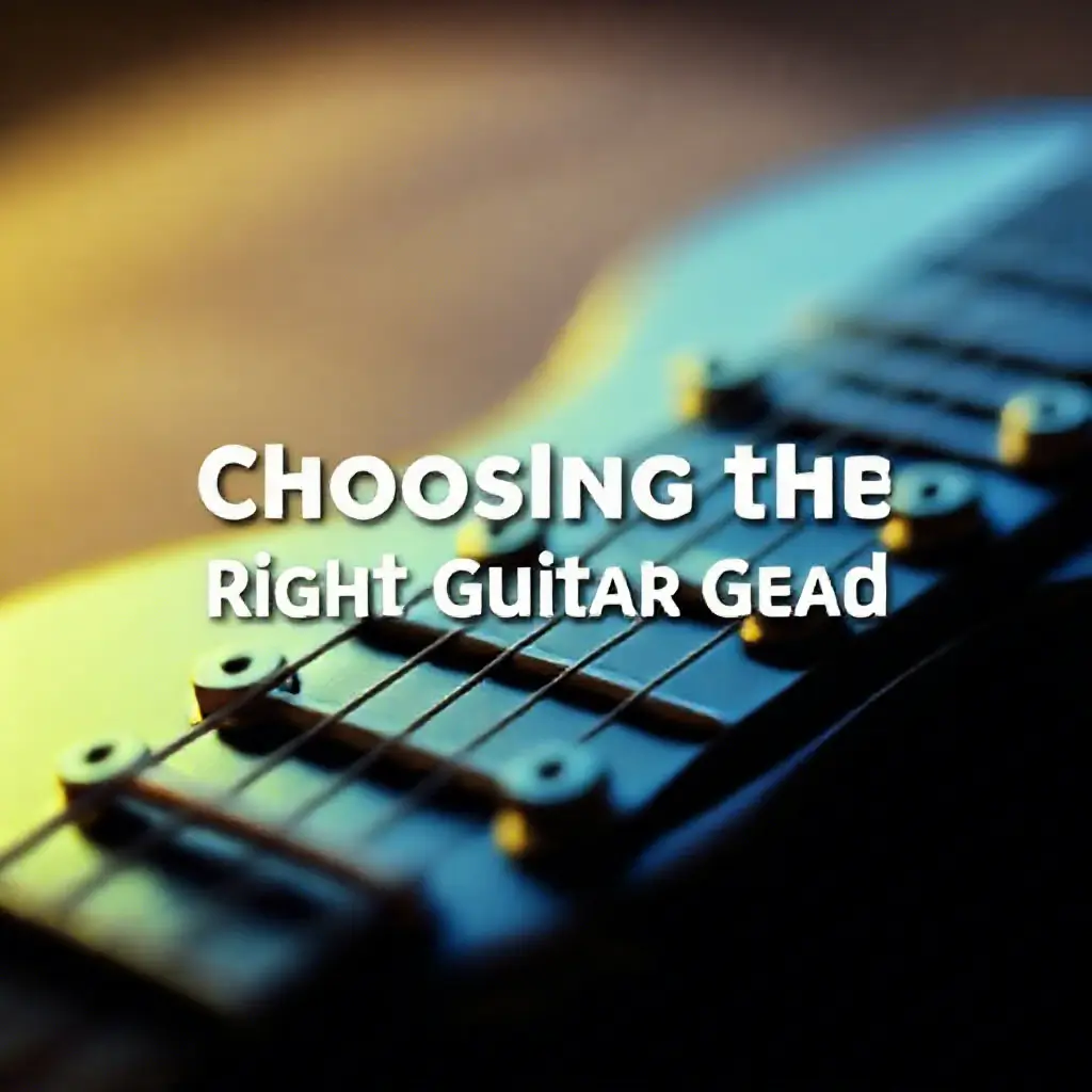 Choosing The Right Guitar Gear